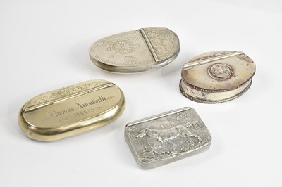 Lot 1475 - Four late 19th/early 20th century silver...