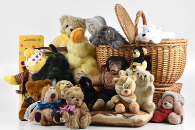 Lot 872 - A large quantity of vintage plush bears and...