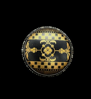 Lot 1165 - ROYAL WORCESTER; an unusual circular porcelain...