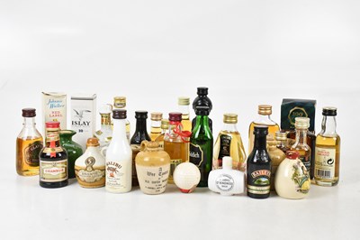 Lot 421 - MIXED SPIRITS; a collection of various...