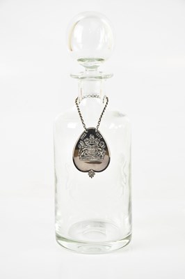 Lot 807 - WEDGWOOD; a clear glass Silver Jubilee...