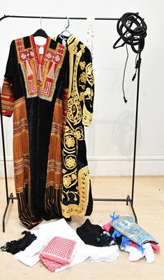 Lot 780 - A vintage 1960s maxi length Saudi embroidered...