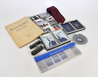 Lot 2350 - ROLLS-ROYCE INTEREST; a small collectors' lot...