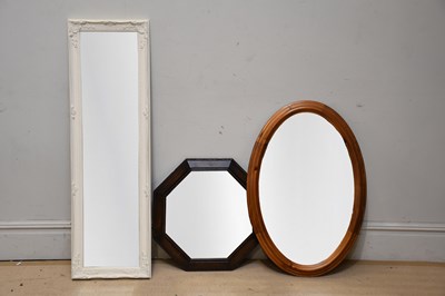 Lot 1025 - An early 20th century oak framed octagonal...
