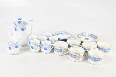 Lot 725 - BELL CHINA; an Art Deco hand painted tea...