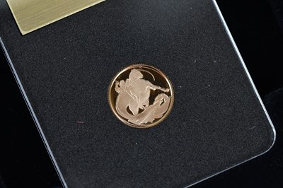 Lot 1458 - A Charles III quarter sovereign, 2024, boxed.