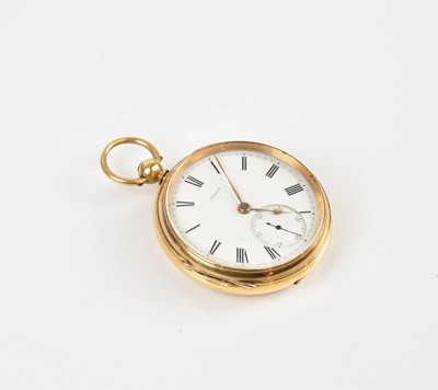 Lot 497 - G ARONSON, WOLVERHAMPTON; an 18ct gold key...