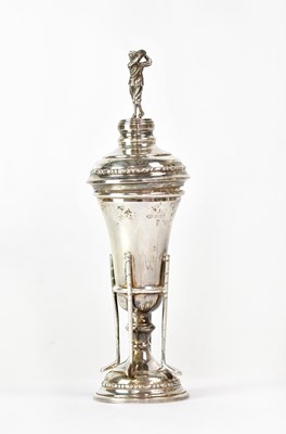 Lot 884 - BERT GORDON; an Elizabeth II hallmarked silver...