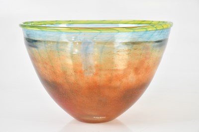 Lot 787 - KJELL ENGMAN FOR KOSTA BODA; a conical bowl...