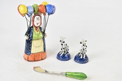 Lot 665 - An early 20th century cheese knife with...