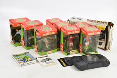 Lot 2436 - SOCCER STARS; a collection of eight Mettoy...