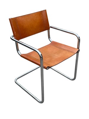 Lot 2009 - MART STAM & MARCEL BREUER FOR THONET; a chrome...