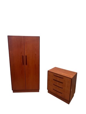 Lot 2011 - G PLAN; a two piece Fresco bedroom suite...