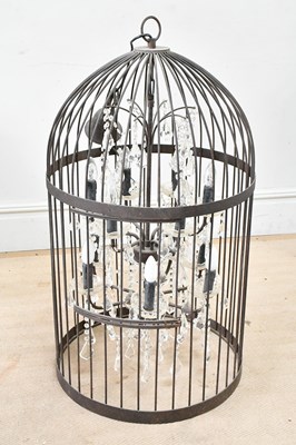 Lot 2416 - A modern decorative ceiling light suspended...