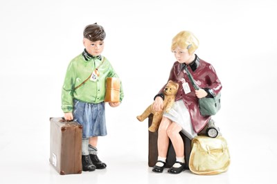 Lot 1560 - ROYAL DOULTON; two figures, HN3202, 'The Boy...