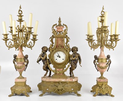 Lot 301 - A large and impressive gilt metal and rouge...