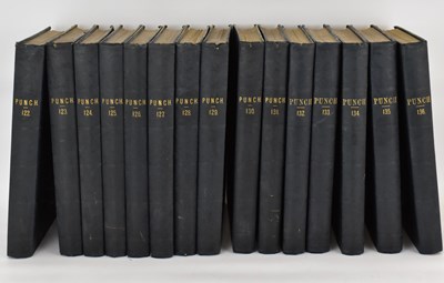 Lot 712 - PUNCH; fifteen early 20th century Punch books,...
