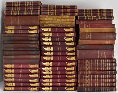 Lot 713 - PUNCH; approximately fifty-nine late...