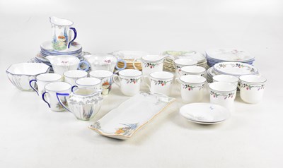 Lot 712 - SHELLEY; a large collection of part/dinner...