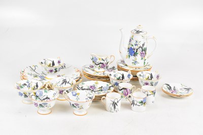 Lot 745 - SHELLEY; a twenty-two piece tea service,...