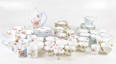 Lot 719 - SHELLEY; a large collection of part tea/dinner...