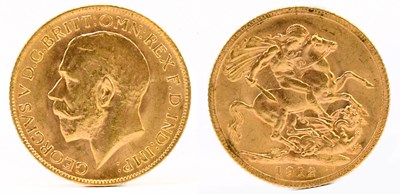 Lot 1871 - A George V gold sovereign, 1912.