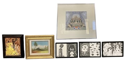 Lot 273 - KAVITA SINGH KALE (Indian); a set of three pen...