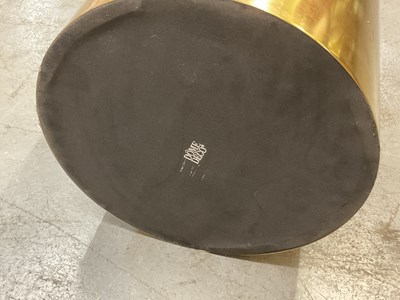 Lot 19 - DOME DECO; a modern brass and copper effect...