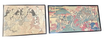 Lot 624 - An early 20th century rectangular Japanese...