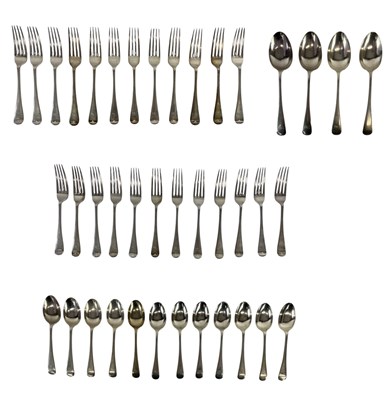 Lot 1018 - WALKER & HALL LTD; a part twelve setting...