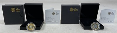 Lot 459 - ROYAL MINT; a 2009 Charles Darwin £2 Piedfort...