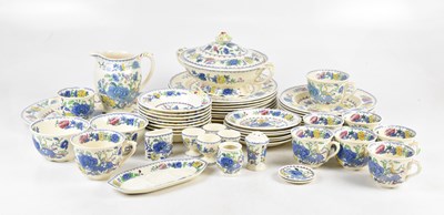 Lot 714 - MASONS; an extensive tea and dinner service in...