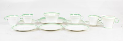 Lot 740 - SHELLEY; a thirteen piece part tea service,...