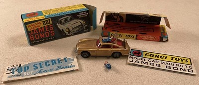 Lot 100 - CORGI; an original James Bond Aston Martin, in...