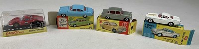 Lot 103 - CORGI AND DINKY; four boxed cars, comprising...