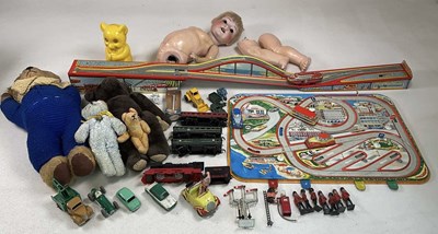 Lot 111 - A quantity of 1960s toys and teddy bears, to...