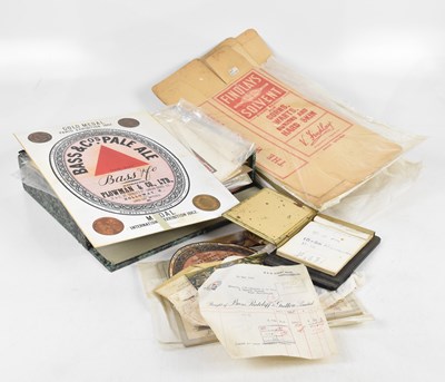 Lot 395 - A collection of ephemera including various...