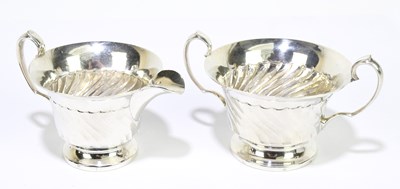 Lot 2047 - WALKER & HALL; a George V hallmarked silver...