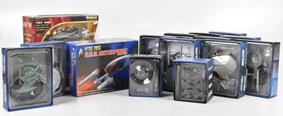 Lot 861 - A collection of Star Trek toys and figures, to...