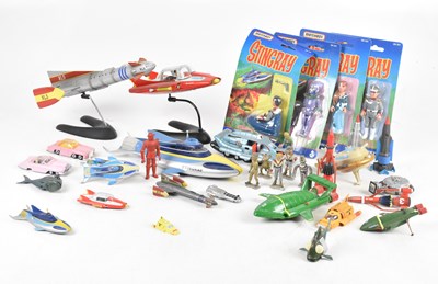 Lot 863 - A collection of Gerry Anderson related toys,...