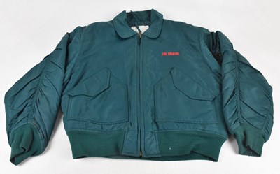 Lot 386 - THE FUGITIVE; a rare crew jacket with white...
