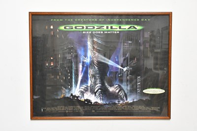 Lot 368 - GODZILLA; a vintage movie poster for Godzilla "...
