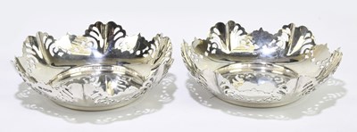 Lot 2155 - VINERS LTD; a pair of George VI hallmarked...