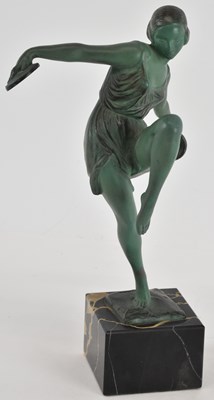 Lot 594 - AFTER PIERRE LE FAGUAYS; an Art Deco style...