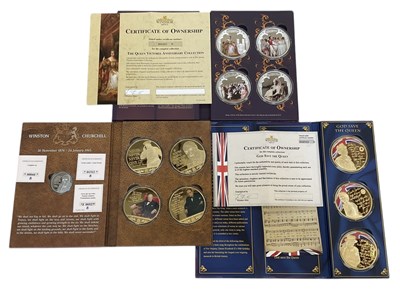 Lot 1454 - WINDSOR MINT; three cased sets of...