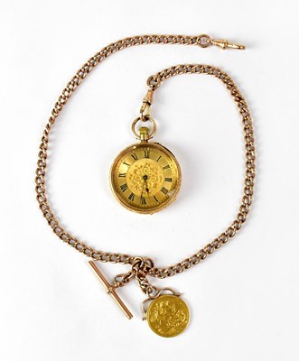 Lot 1140 - RUSSELLS LTD, LIVERPOOL; an 18ct yellow gold...