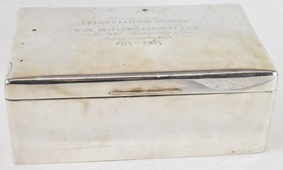 Lot 1030 - MASONIC INTEREST; a late Victorian hallmarked...