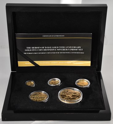 Lot 1373 - HATTONS OF LONDON; the Heroes of D-Day Gold...