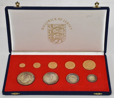Lot 1379 - A 1972 Jersey Royal Wedding Anniversary nine...