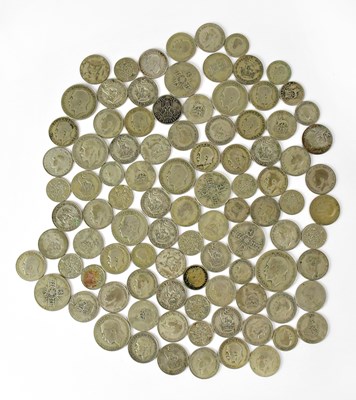 Lot 974 - A collection of UK pre-decimal half silver...
